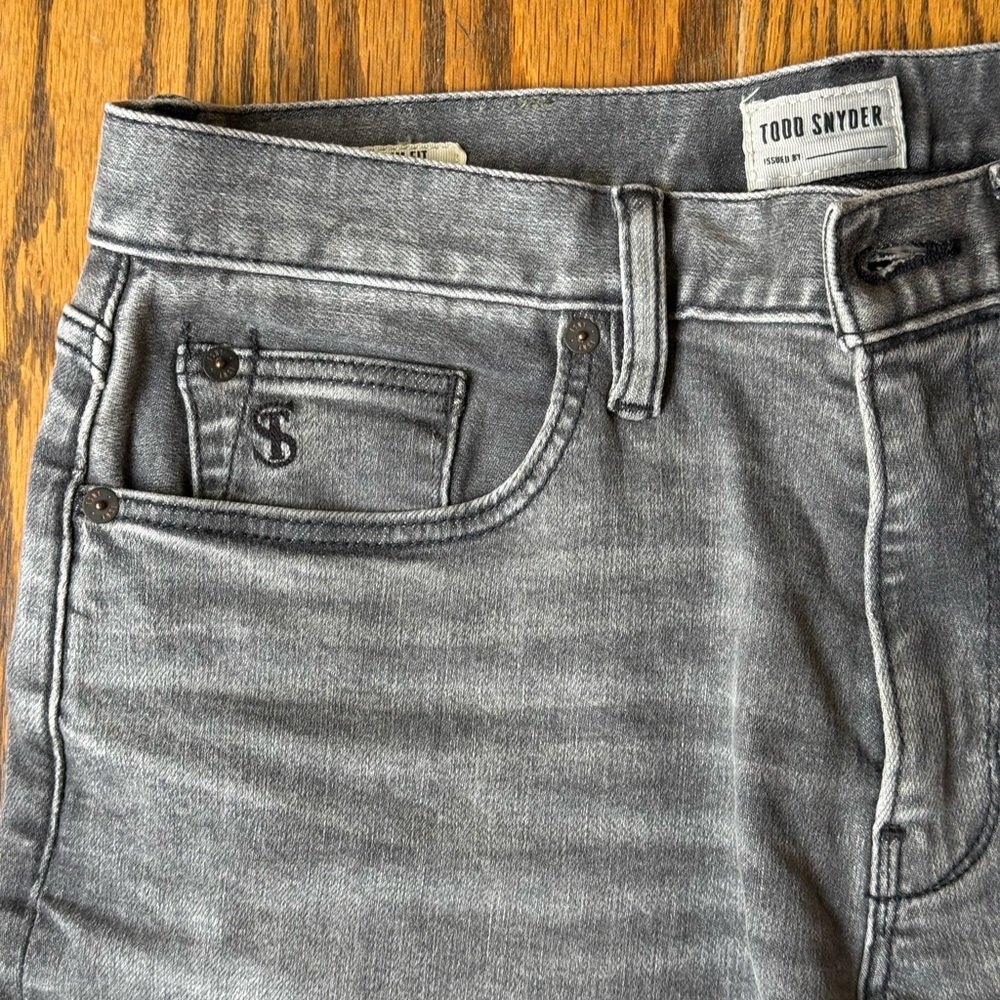 Todd Snyder Gray Slim Jeans Modern Fit